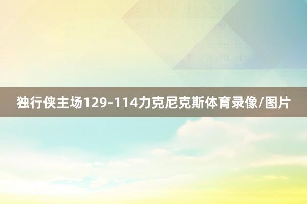 独行侠主场129-114力克尼克斯体育录像/图片