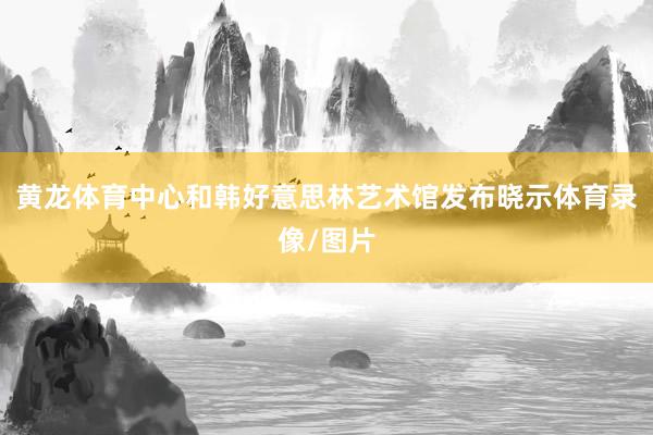 黄龙体育中心和韩好意思林艺术馆发布晓示体育录像/图片