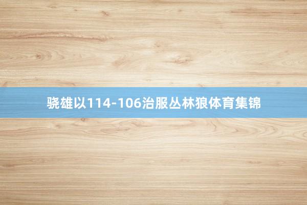 骁雄以114-106治服丛林狼体育集锦
