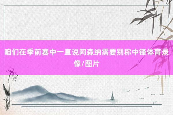 咱们在季前赛中一直说阿森纳需要别称中锋体育录像/图片