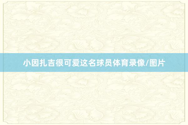 小因扎吉很可爱这名球员体育录像/图片