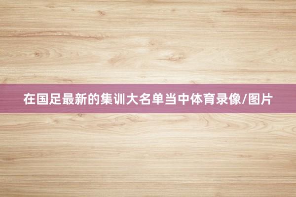在国足最新的集训大名单当中体育录像/图片