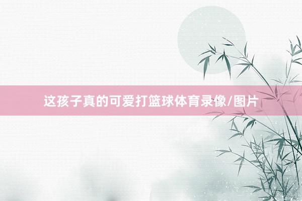 这孩子真的可爱打篮球体育录像/图片