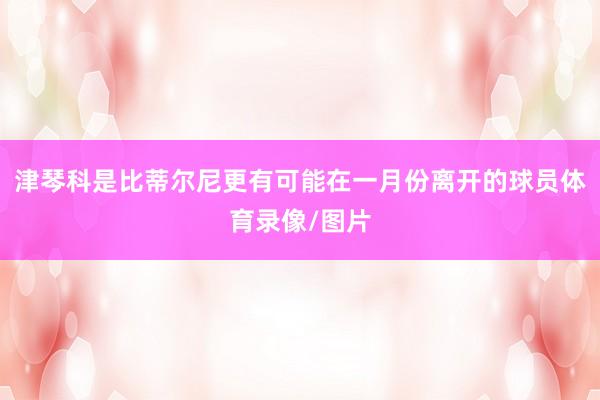 津琴科是比蒂尔尼更有可能在一月份离开的球员体育录像/图片