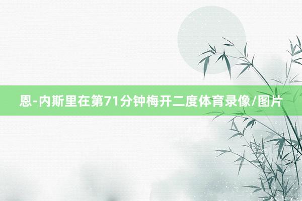 恩-内斯里在第71分钟梅开二度体育录像/图片