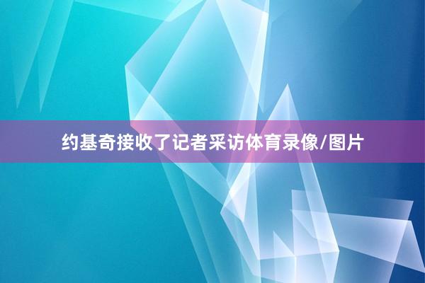 约基奇接收了记者采访体育录像/图片