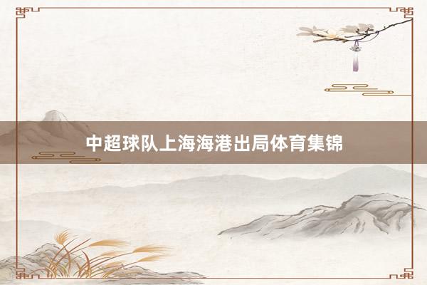 中超球队上海海港出局体育集锦