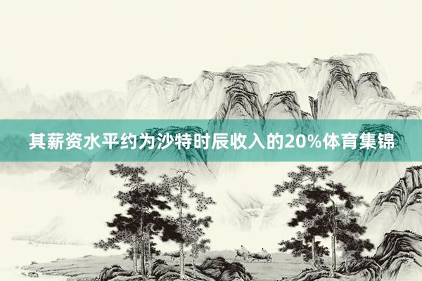 其薪资水平约为沙特时辰收入的20%体育集锦