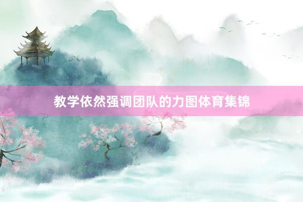 教学依然强调团队的力图体育集锦