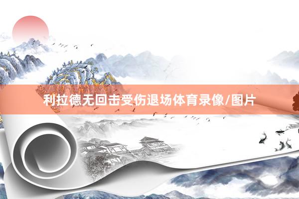 利拉德无回击受伤退场体育录像/图片