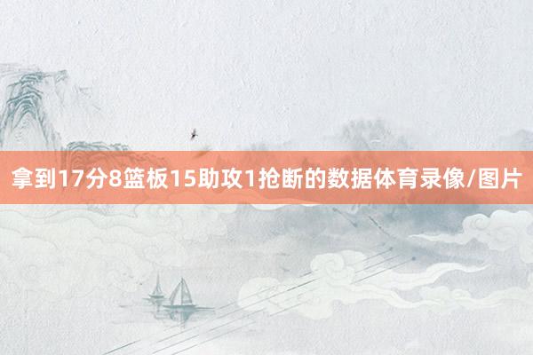 拿到17分8篮板15助攻1抢断的数据体育录像/图片