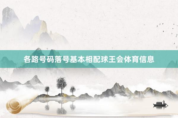 各路号码落号基本相配球王会体育信息