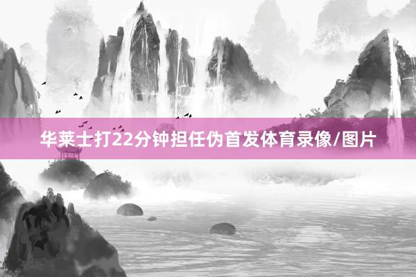 华莱士打22分钟担任伪首发体育录像/图片