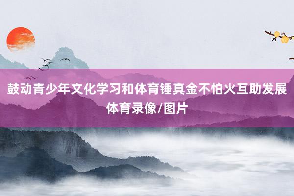 鼓动青少年文化学习和体育锤真金不怕火互助发展体育录像/图片