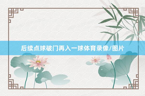 后续点球破门再入一球体育录像/图片