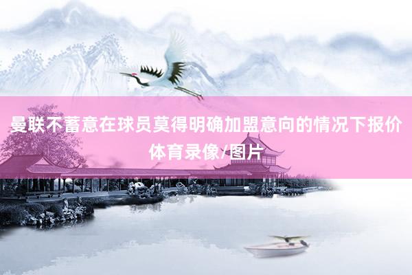 曼联不蓄意在球员莫得明确加盟意向的情况下报价体育录像/图片