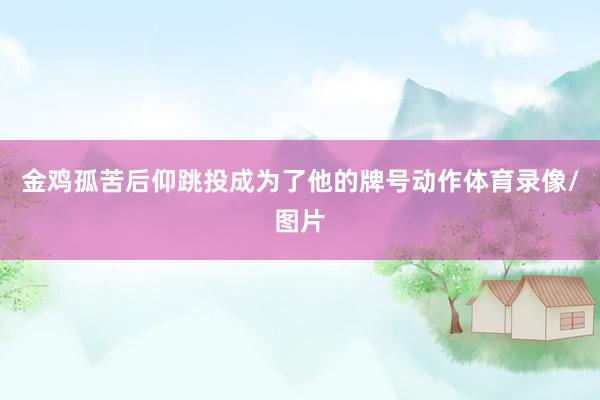 金鸡孤苦后仰跳投成为了他的牌号动作体育录像/图片