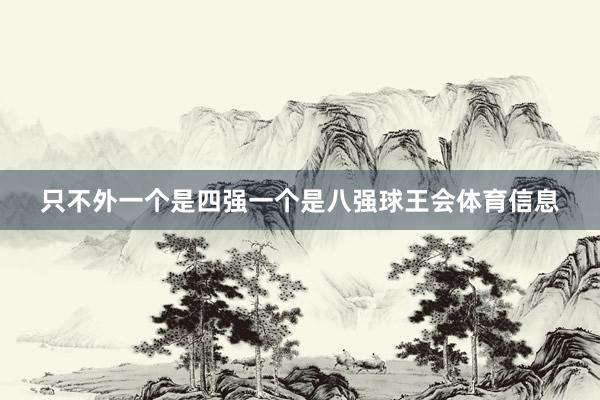 只不外一个是四强一个是八强球王会体育信息