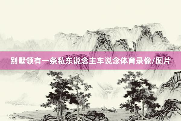 别墅领有一条私东说念主车说念体育录像/图片