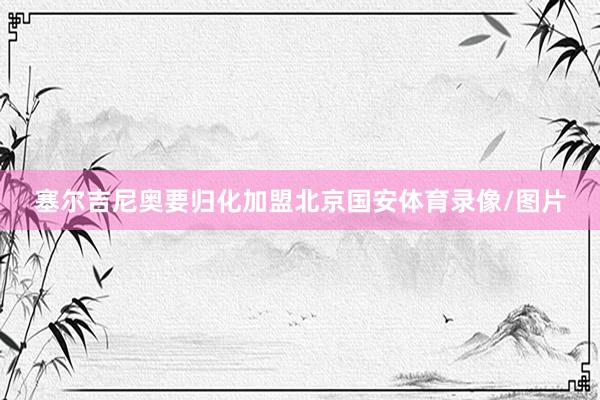 塞尔吉尼奥要归化加盟北京国安体育录像/图片