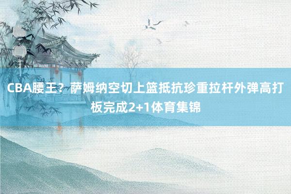 CBA腰王？萨姆纳空切上篮抵抗珍重拉杆外弹高打板完成2+1体育集锦