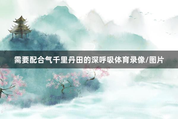 需要配合气千里丹田的深呼吸体育录像/图片