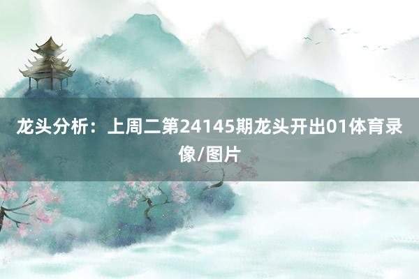 龙头分析：上周二第24145期龙头开出01体育录像/图片