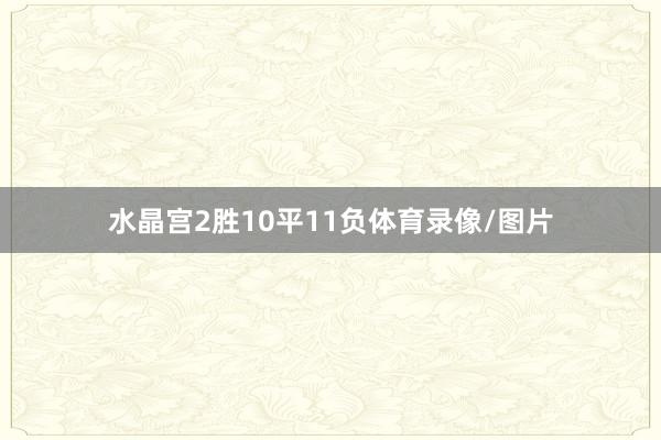 水晶宫2胜10平11负体育录像/图片