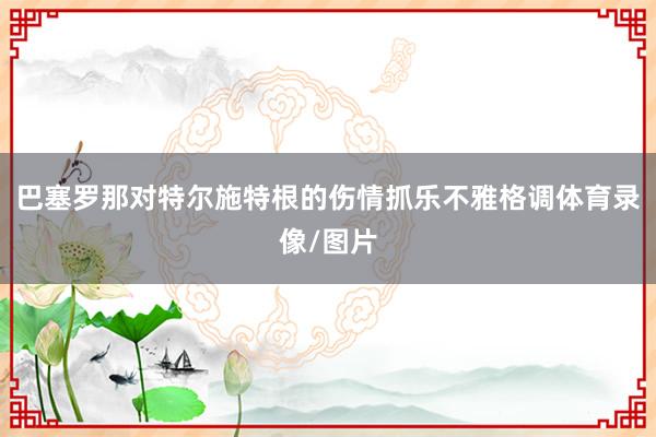 巴塞罗那对特尔施特根的伤情抓乐不雅格调体育录像/图片